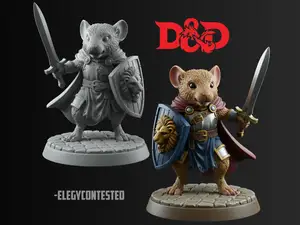 DnD Ready - Warrior Mice (40mm)