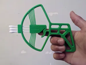 Tri-Shot Q-tip Shooter