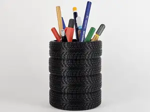 Tyre Stack Pen Holder