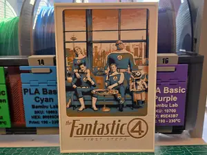 The Fantastic Four: First Steps Poster - Hueforge
