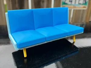Trienna Sofa Inspired by Gustav Hiort 1:12 Scale