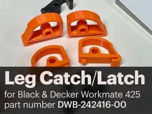 BD Workmate Leg Catch clip, part # DWB-242416-00