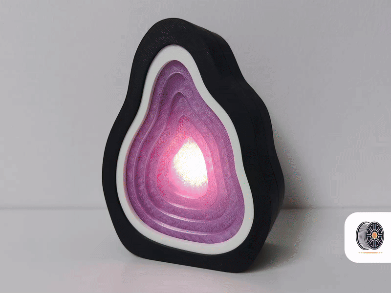 Geolux | A Geode Inspired Desk/Night Lamp | No AMS