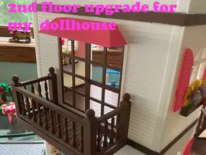 Dollhouse 2nd floor upgrade for Sylvanian families