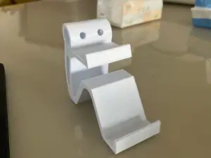 human phone holder