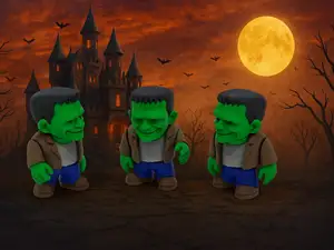 Frankenstein articulating Monster for Halloween