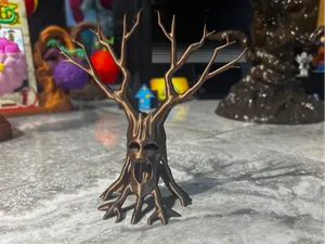 Tooth Root - Dark Demon Tree - Hanging Display