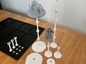 DND Height Adjustable Magnetic Flying Bases