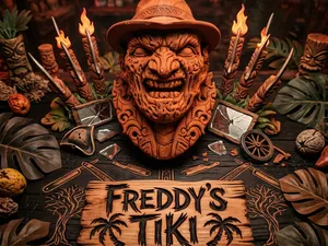 Freddy Krueger - Tiki Wallart