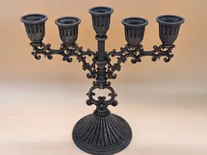 Ornamentaler Barock Stil 5-armiger Kerzenleuchter