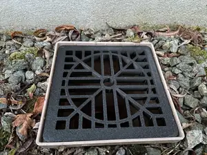 Drain / gutter / gully trap grill. 150mm