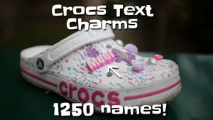 Crocs name charms - customizable jibbitz!