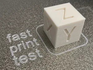 XYZ Calibration Cube - Fast Print