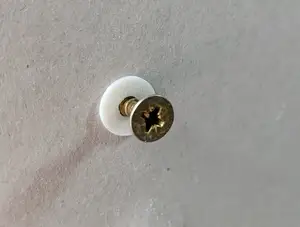 Dry wall/stud wall screw hole washer/cover