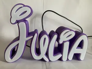 Lampara letras disney