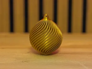 Spiral Christmas Tree Balls Set S, M, L
