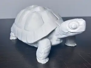 Tortoise Model + Concrete Mold Pieces for Statue
