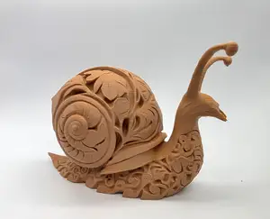 Ornately Carved Snail