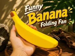 Funny Banana Folding Fan