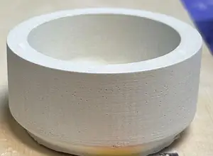 The form is designed for making silicone candles