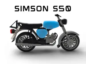 Simson S50 Keychain