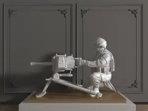机枪手兵人