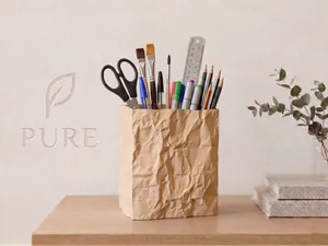The "Crumpled Logic" Vessel