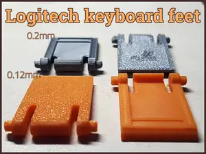 Logitech keyboard feet