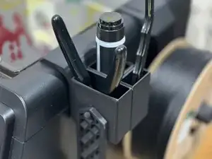 flashforge adv 5m pro tools holder with glue slot