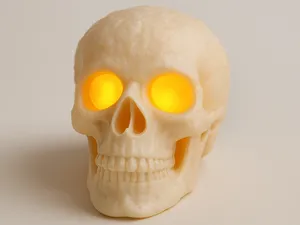 Totenkopf Teelichthalter