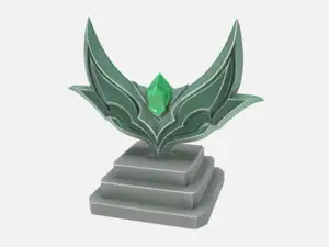 League Of Legends - Emerald statue