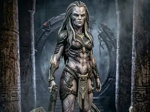 Stargate Atlantis Wraith Warrior Girl