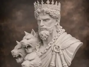 Ade e Cerbero – Busto Classico Dio degli Inferi