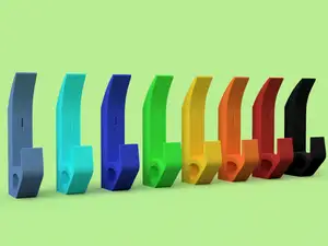 Wall hook with invisible mounting system
