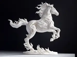 Inlaid Fire Horse - Lucky charm Chinese New Year