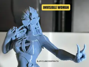 Invisible Woman - Summer Skin - Fan Art Sculpture