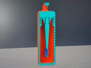 Keychain Snuff |Sniff| Snort Container with spoon