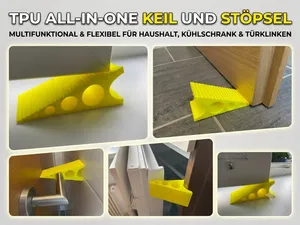 Multifunktionaler Soft-TPU Keil & Türstopper