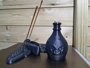 Skull and Crossbones Poison Bottle