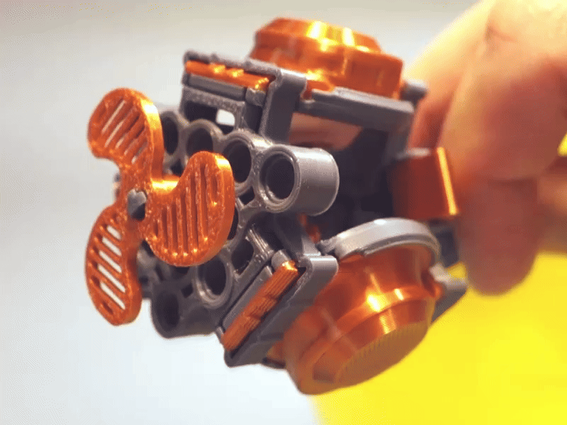 Air Balloon Radial Piston Engine V2