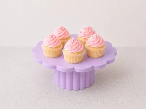 Scalloped Cake Stand | Dessert & Display Stand