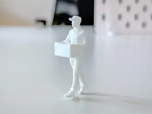 Miniature Delivery Man for your Diorama
