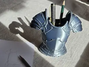 The Knight's Guard — Armored Pencil Holder
