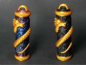 Dragon Lip Balm Holder Bag Charm 