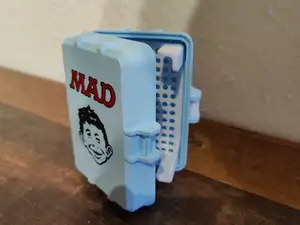 MAD Card Box print in place