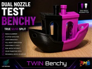 Dual-Nozzle Twin Benchy