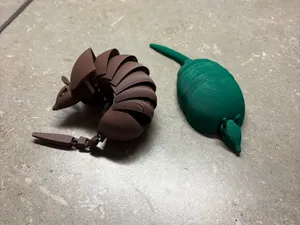 Flexi Armadillo - Print in Place