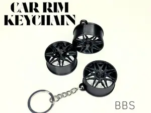 Car Rim Keychain - BBS