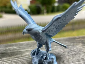 Majestätischer Adler auf Felsen