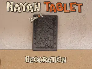Mayan tablet - decoration